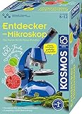 KOSMOS 636050 Entdecker-Mikroskop, Experimentierkasten für Kinder, Schüler...