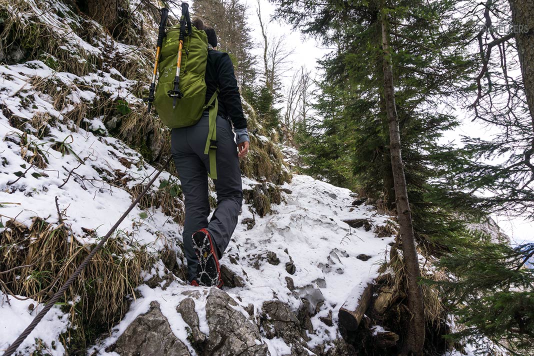 Winterwanderung mit Spikes