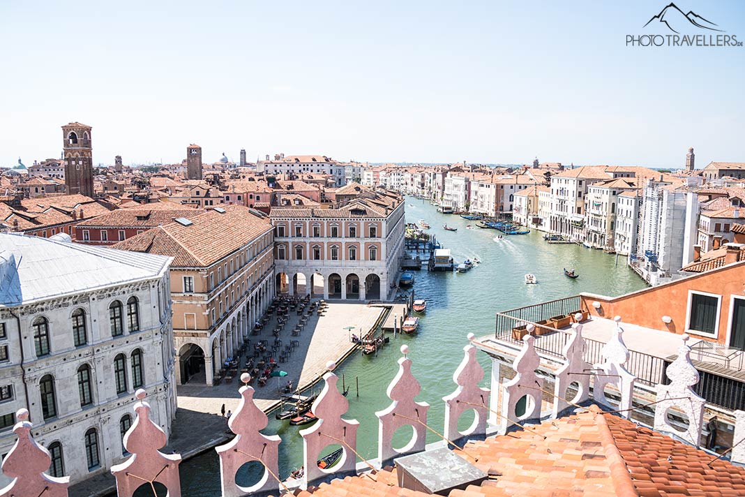 Der Blick von oben auf den Canal Grande