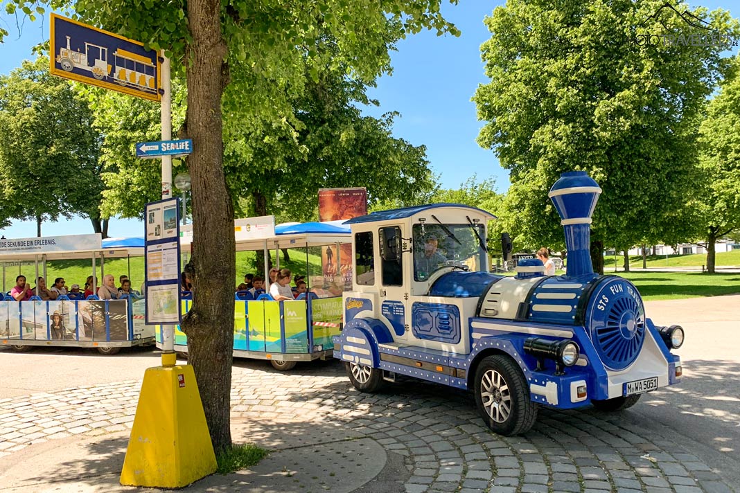 Bummelzug im Olympiapark