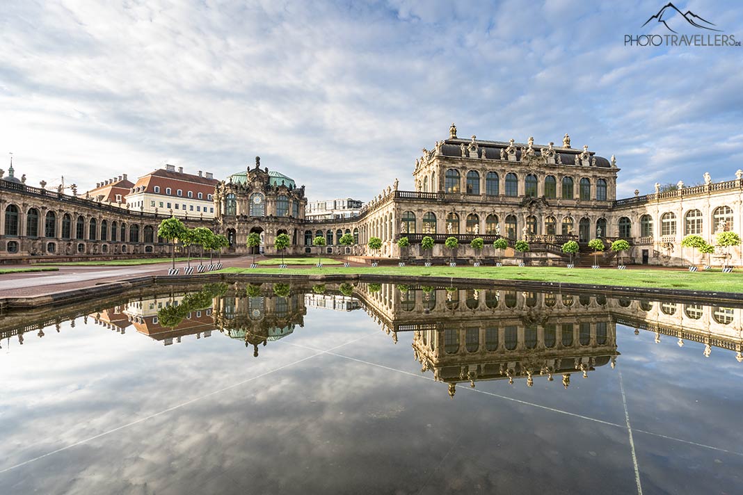 Der Zwinger in Dresden am Morgen