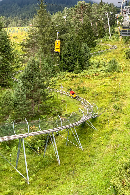 Eine Fahrt mit der Sommerrodelbahn ist immer ein Erlebnis 