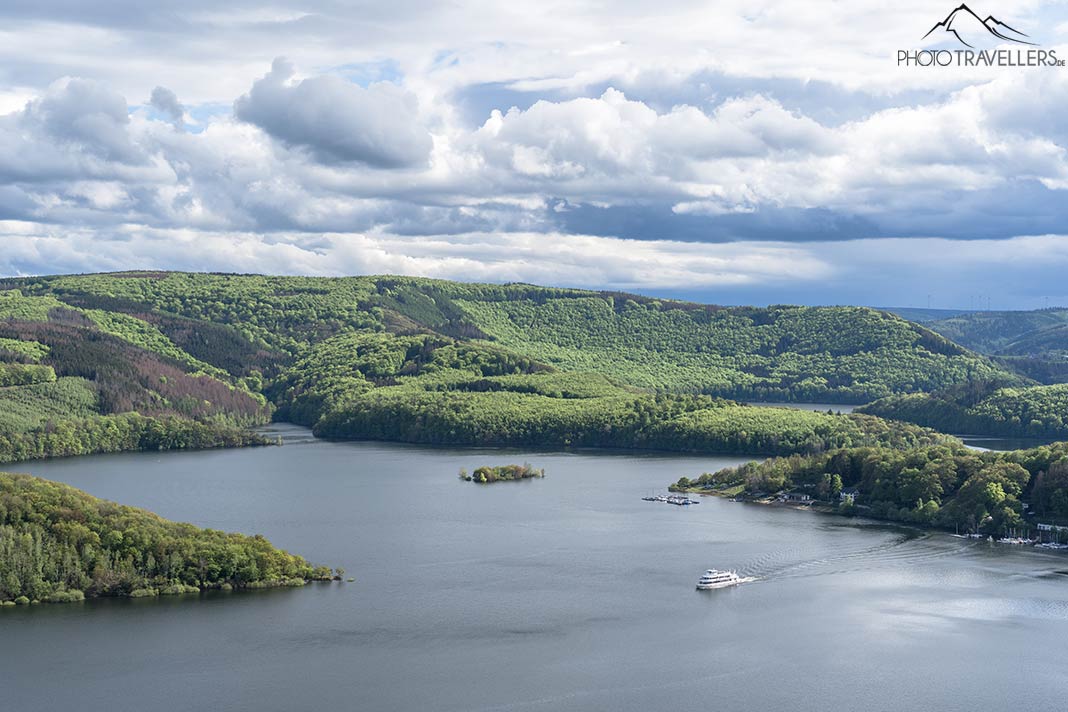 Der Rursee in der Eifel - ein riesiges Areal