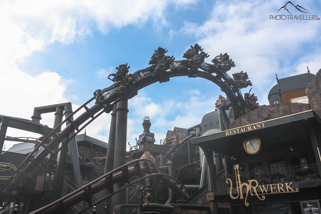 Achterbahn im Hotel - der FLY im Phantasialand