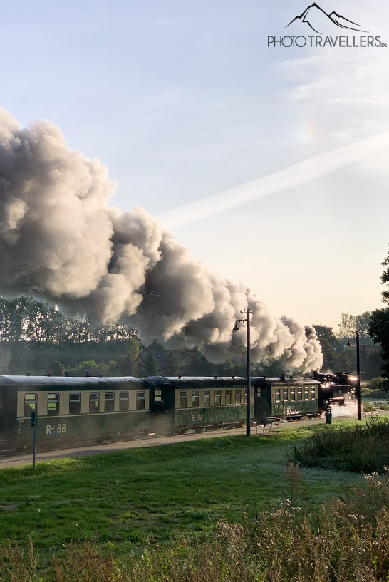 Der Dampfzug "Rasender Roland" auf Rügen